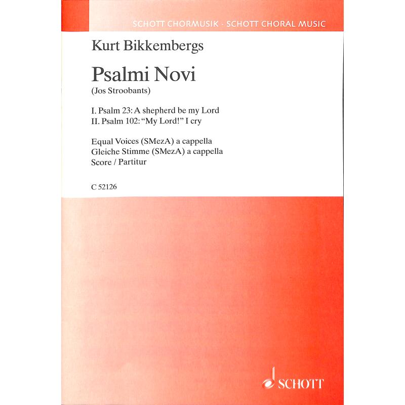 Titelbild für C 52126 - PSALMI NOVI