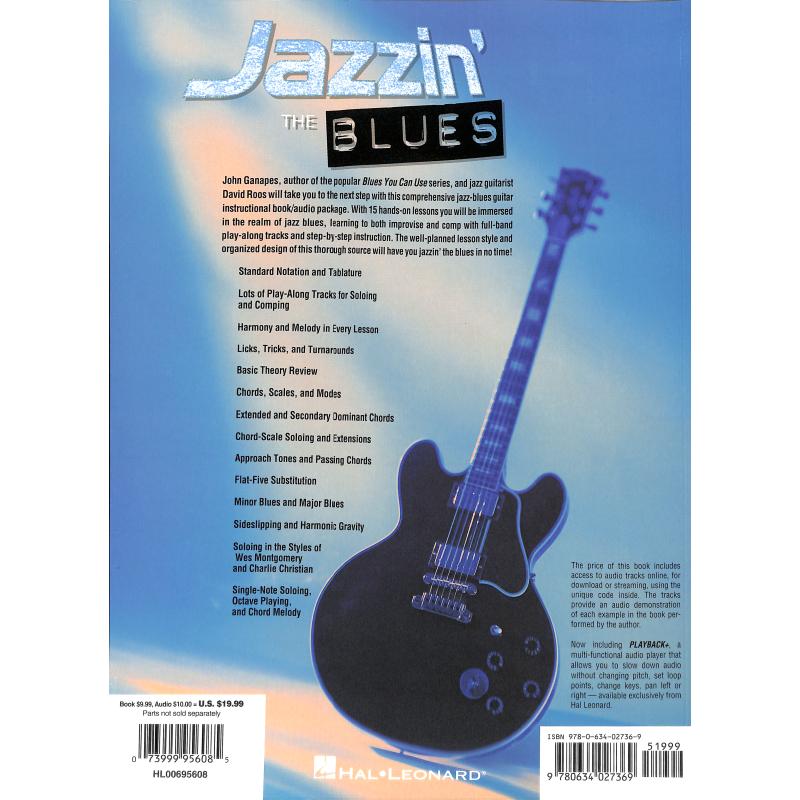 Notenbild für HL 695608 - JAZZIN' THE BLUES