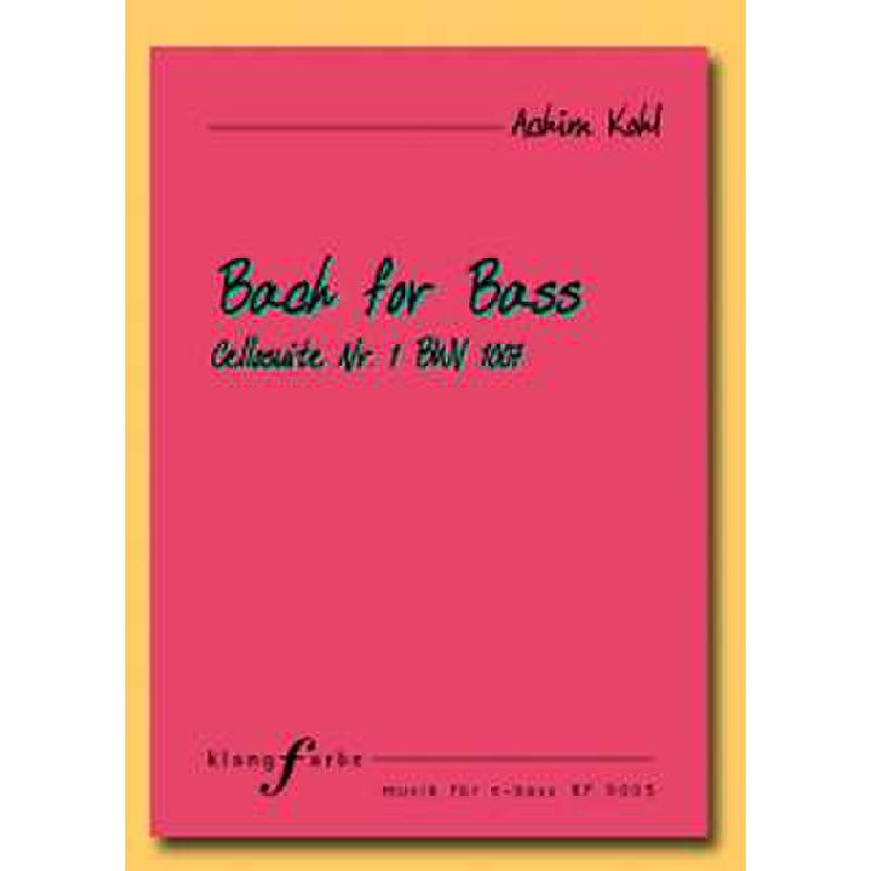 Titelbild für KF 9001 - BACH FOR BASS - SUITE 1 BWV 1007 VC