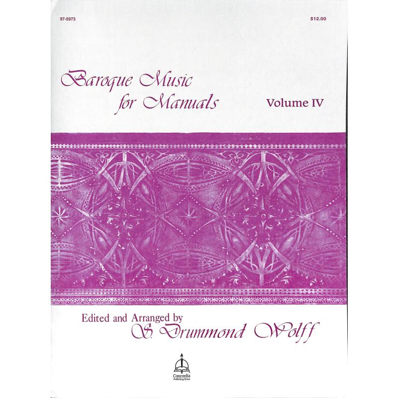 Titelbild für CONCORDIA 97-5973 - BAROQUE MUSIC FOR MANUALS 4