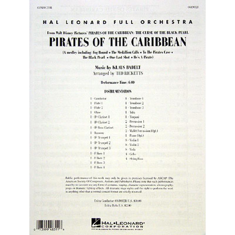 Titelbild für HL 4490321 - Pirates of the Caribbean