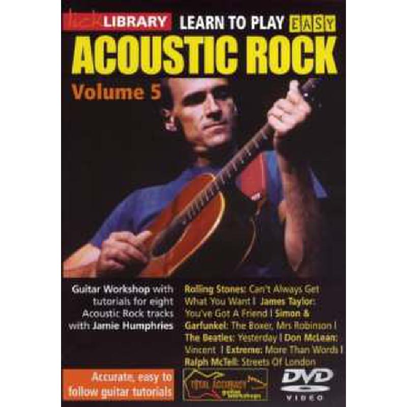 Titelbild für RDR 0089 - LEARN TO PLAY EASY ACOUSTIC ROCK 5