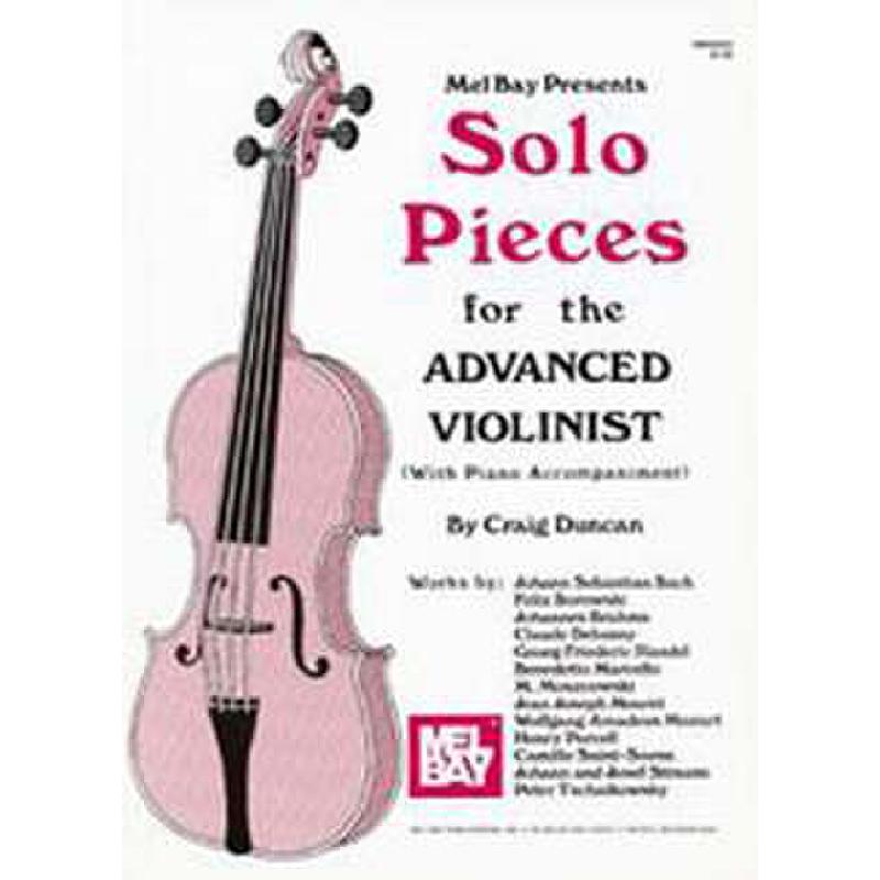 Titelbild für MB 95003M - Solo pieces for the advanced violinist