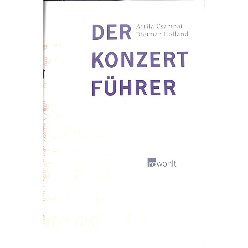 Titelbild für ISBN 3-498-00880-3 - DER KONZERTFUEHRER