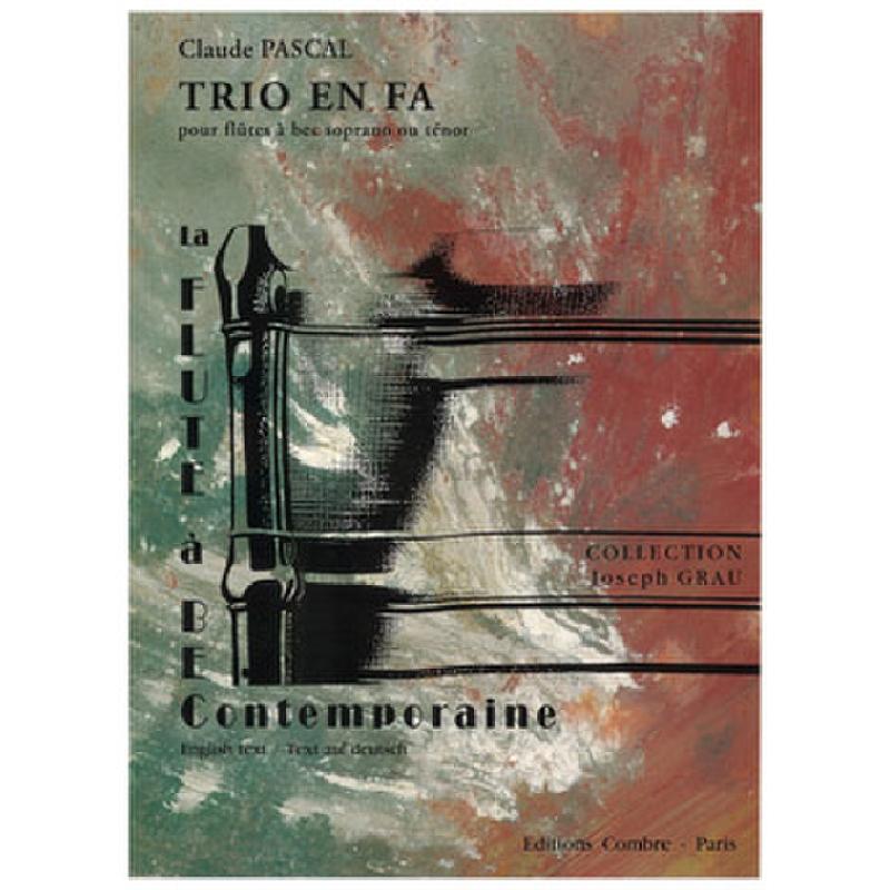 Titelbild für COMBRE 5787 - TRIO EN FA