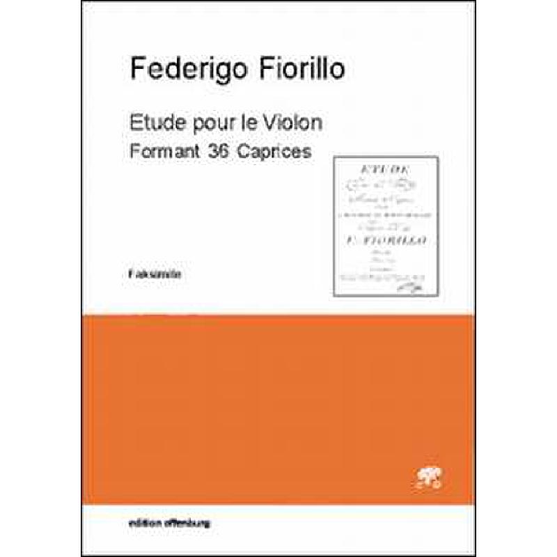 Titelbild für OFFENB -FI-1053 - ETUDE POUR LE VIOLON