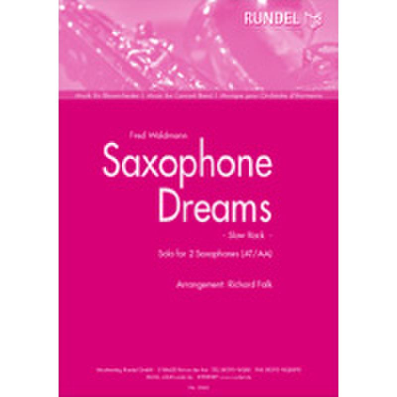 Titelbild für RUNDEL 2262-ASAXT - SAXOPHONE DREAMS