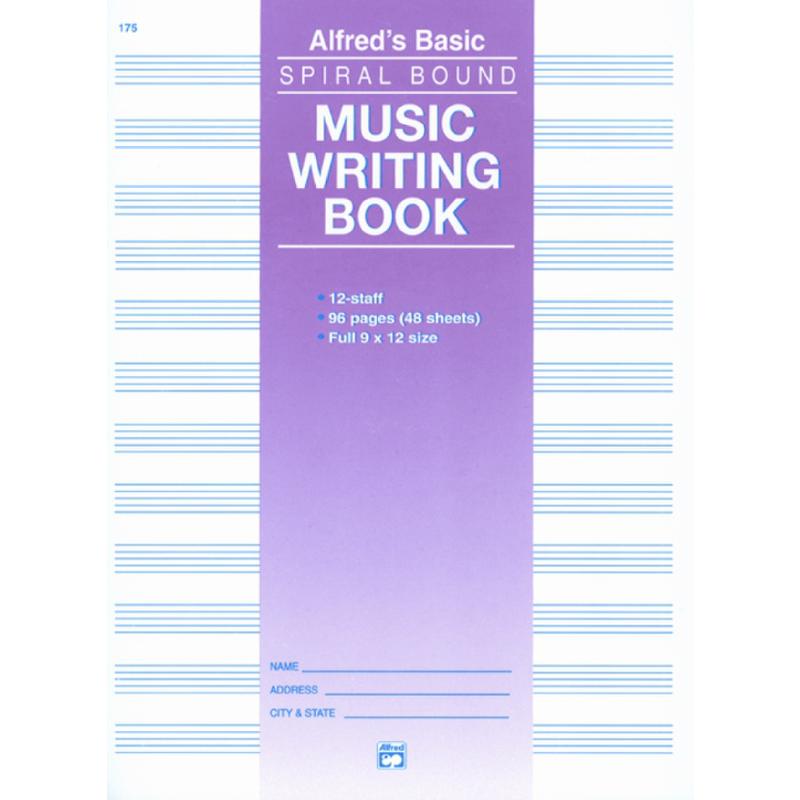 Titelbild für ALF 175 - MUSIC WRITING BOOK