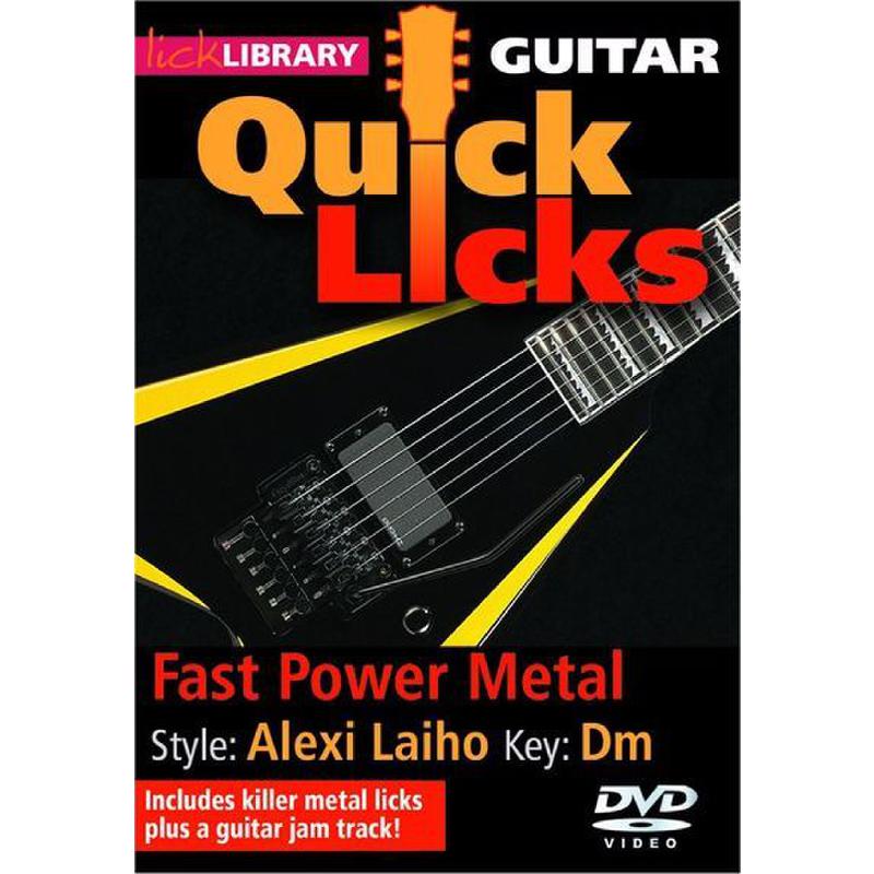 Titelbild für RDR 0322 - GUITAR QUICK LICKS - FAST POWER METAL