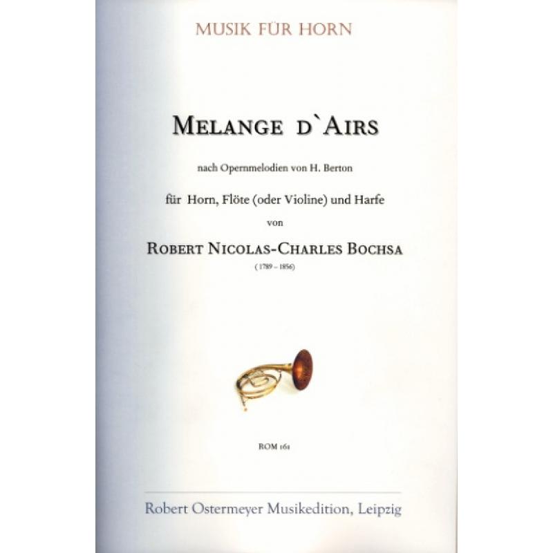 Titelbild für ROM 161 - MELANGE D'AIRS