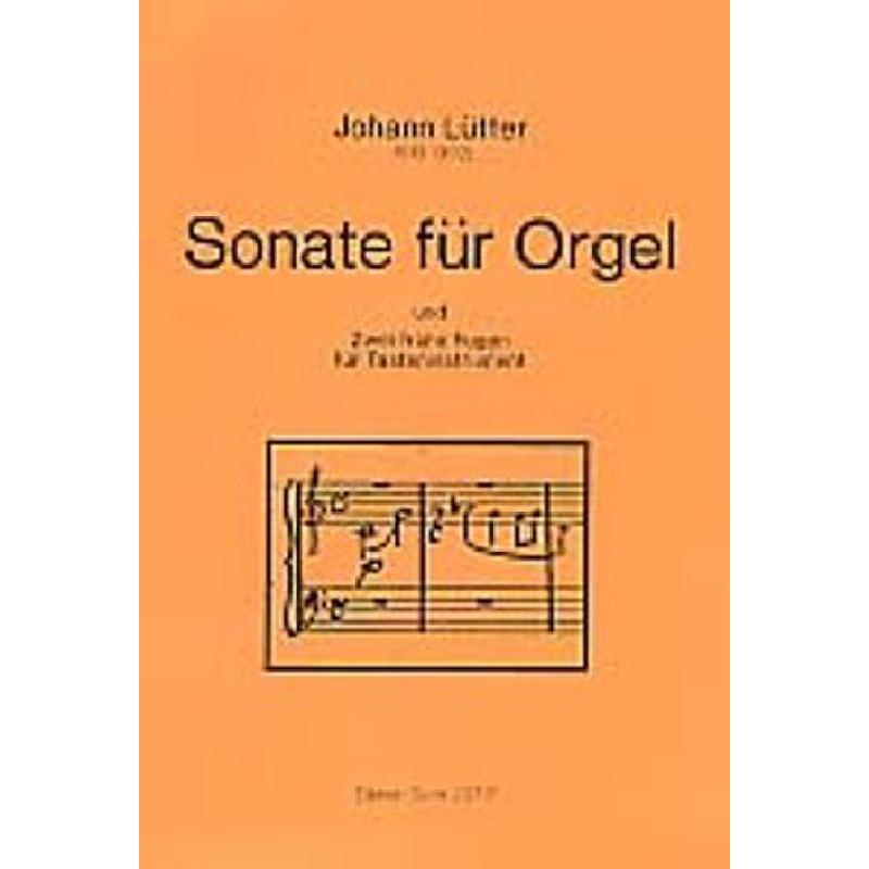 Titelbild für DOHR 20717 - SONATE + 2 FRUEHE FUGEN FUER TASTENINSTRUMENT
