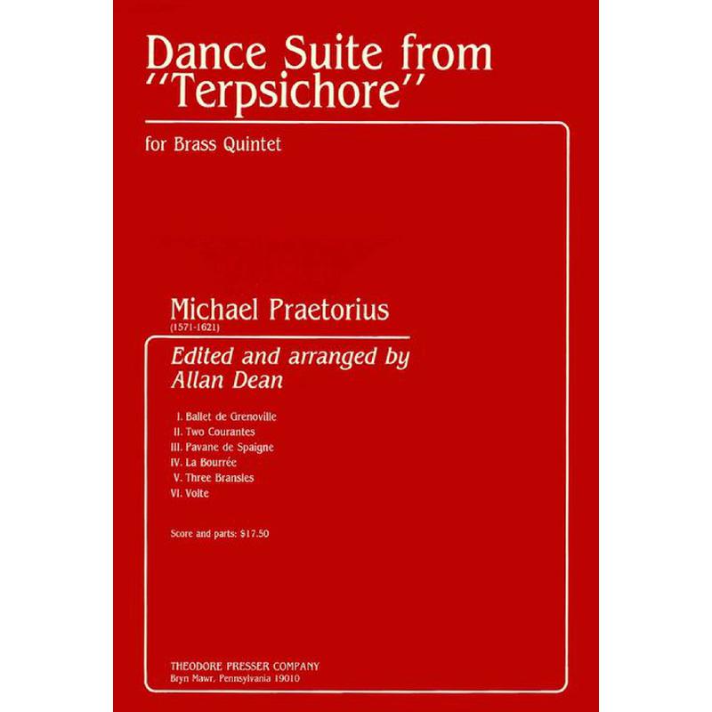 Titelbild für PRESSER 114-40430 - DANCE SUITE FROM TERPSICHORE