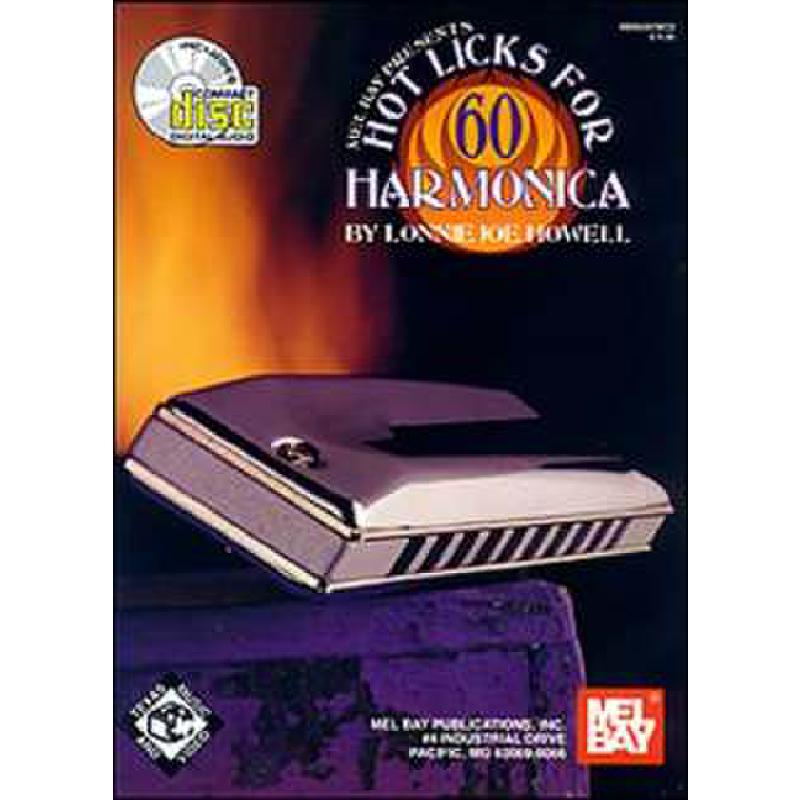 Titelbild für MB 95097BCD - 60 HOT LICKS FOR HARMONICA