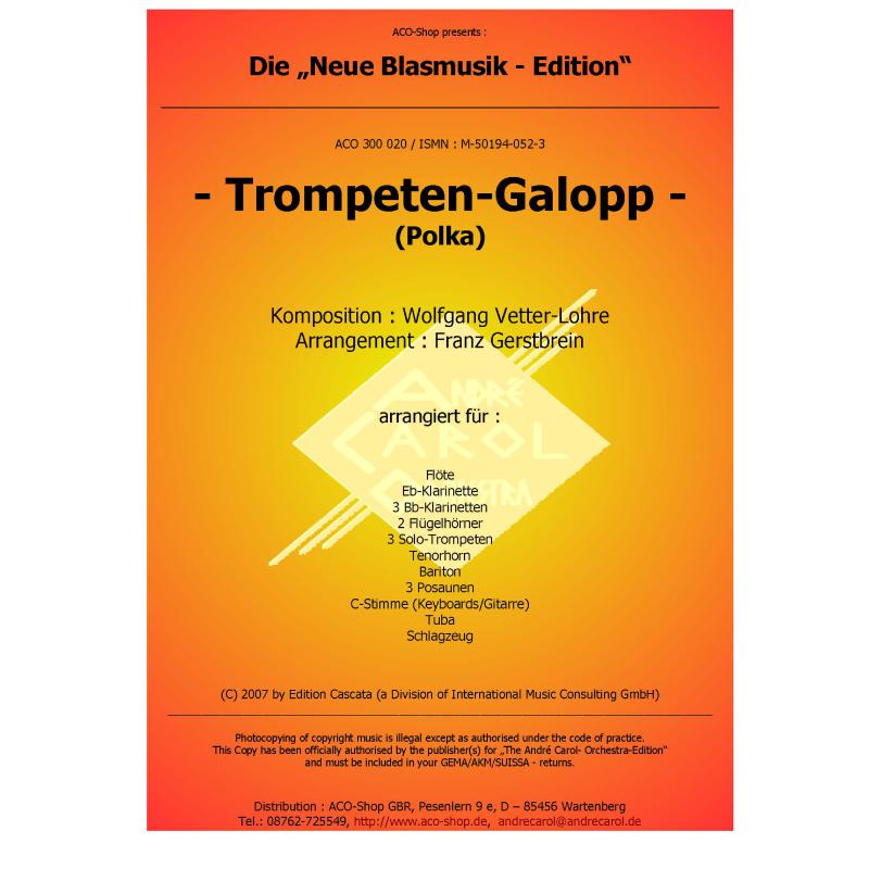 Titelbild für ACO 300020 - TROMPETEN GALOPP