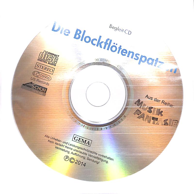 Titelbild für SCHUH 225-CD - DIE BLOCKFLOETENSPATZEN 2