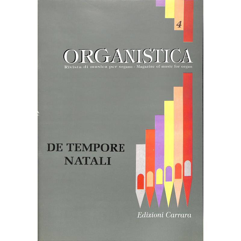 Titelbild für CARRARA 4016 - ORGANISTICA 4 - DE TEMPORE NATALI