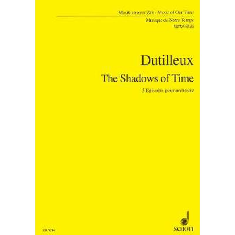 Titelbild für ED 9294 - THE SHADOWS OF TIME