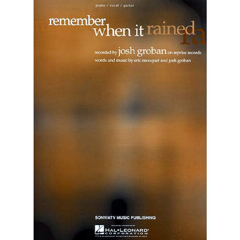 Titelbild für PVM 04085 - REMEMBER WHEN IT RAINED