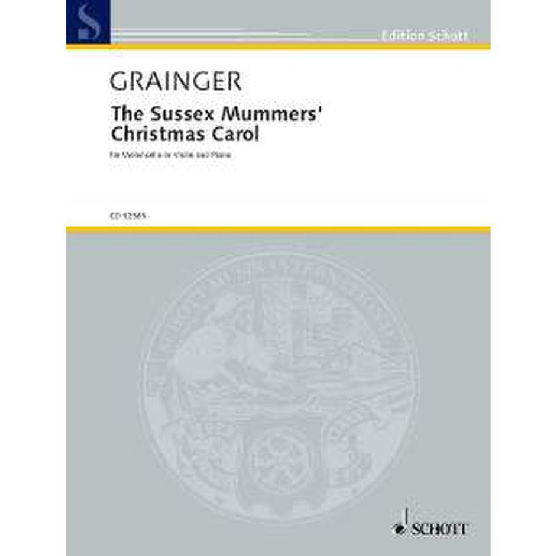 Titelbild für ED 12565 - SUSSEX MUMMERS' - CHRISTMAS CAROL