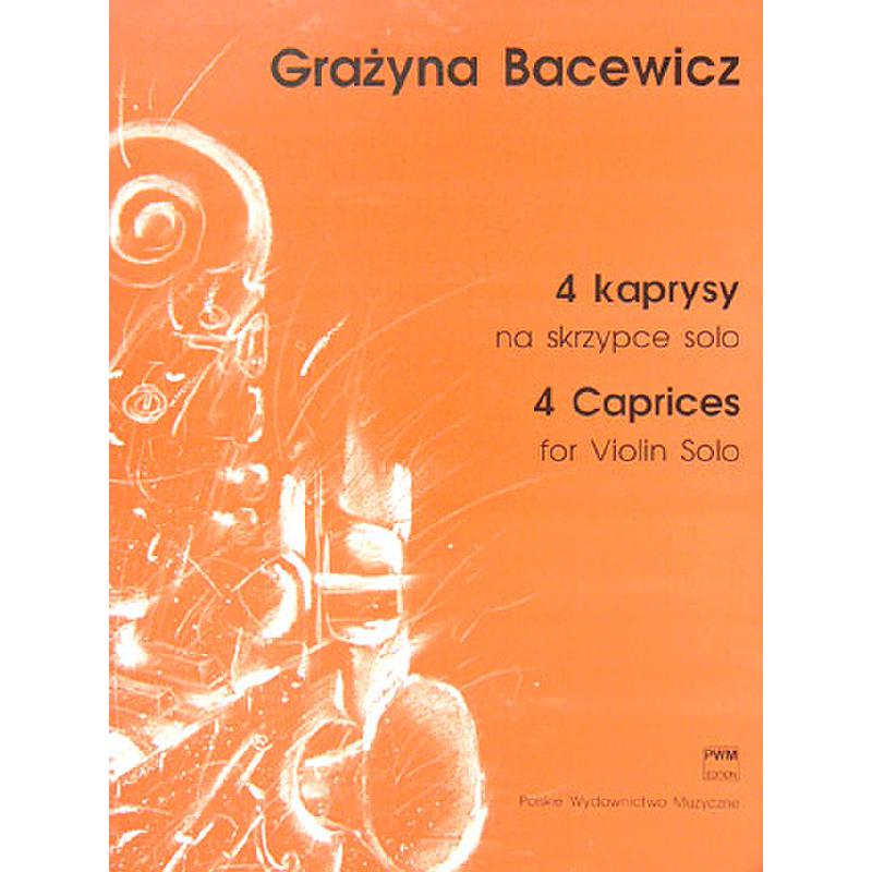 Titelbild für PWM 6742 - 4 CAPRICES