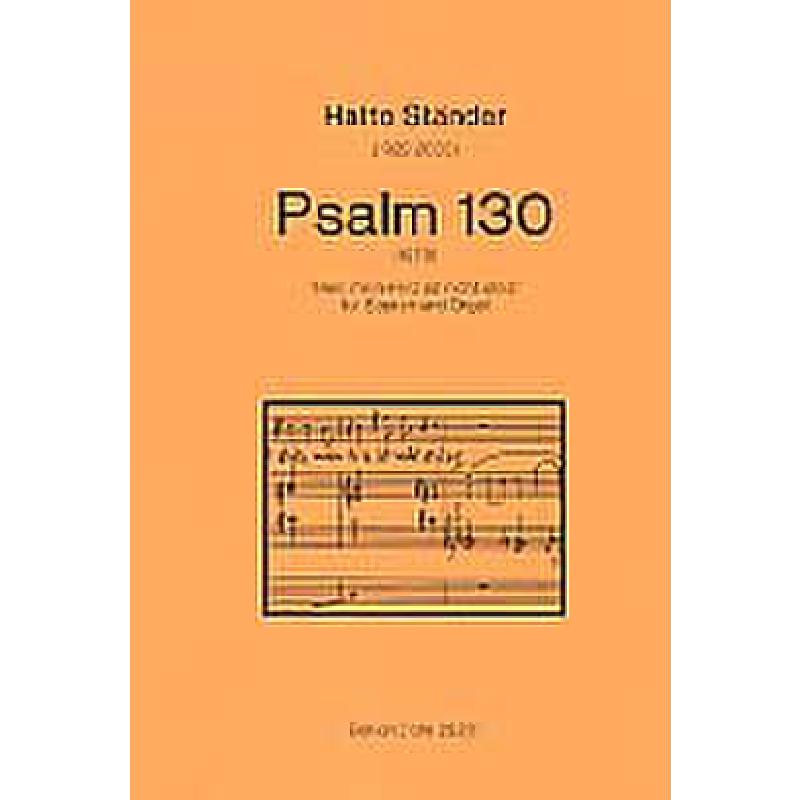 Titelbild für DOHR 25201 - PSALM 130 (HERR MEIN HERZ IST NICHT STOLZ)