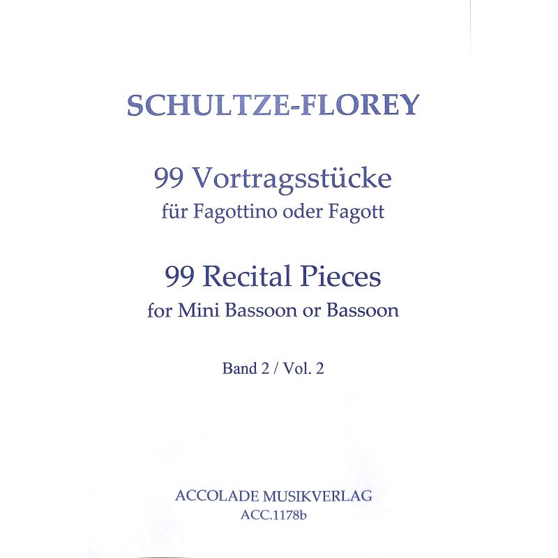 Titelbild für ACCOLADE 1178B - 99 VORTRAGSSTUECKE BD 2