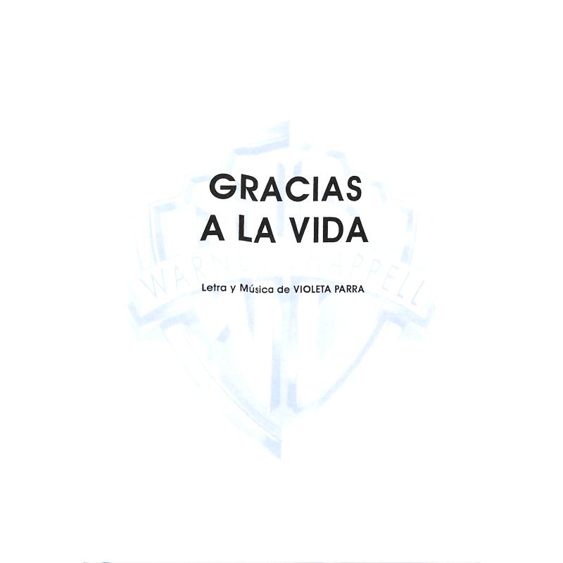 Titelbild für ML 1132 - GRACIAS A LA VIDA