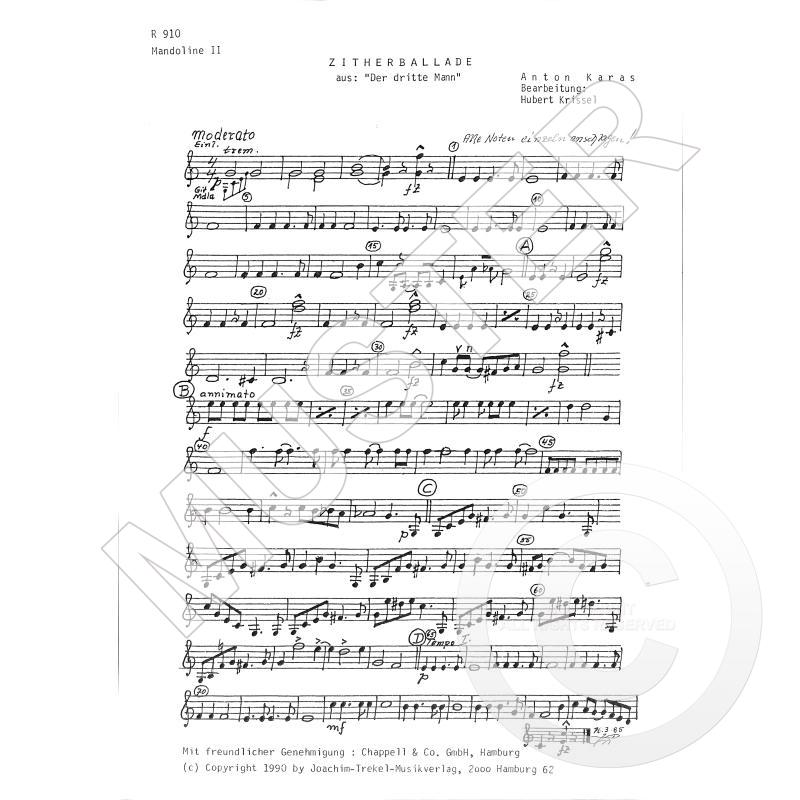 Titelbild für TREKEL -R910-MLI2 - ZITHER BALLADE