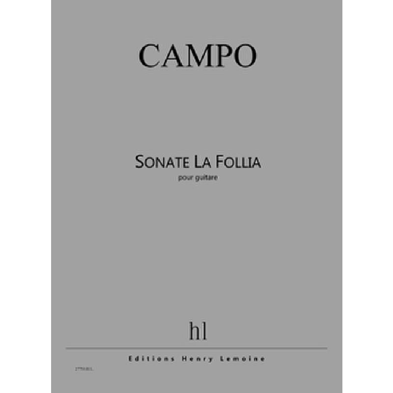 Titelbild für LEMOINE 27753 - SONATE LA FOLLIA
