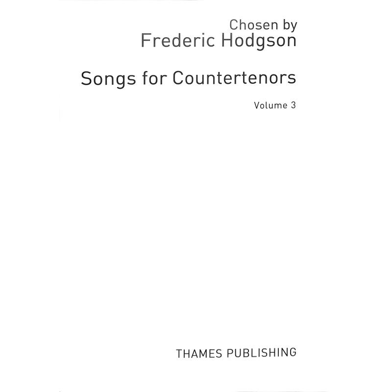Titelbild für THAMES 978731 - SONGS FOR COUNTERTENORS 3