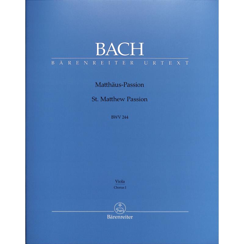 Titelbild für BA 5038-05 - Matthaeus Passion BWV 244