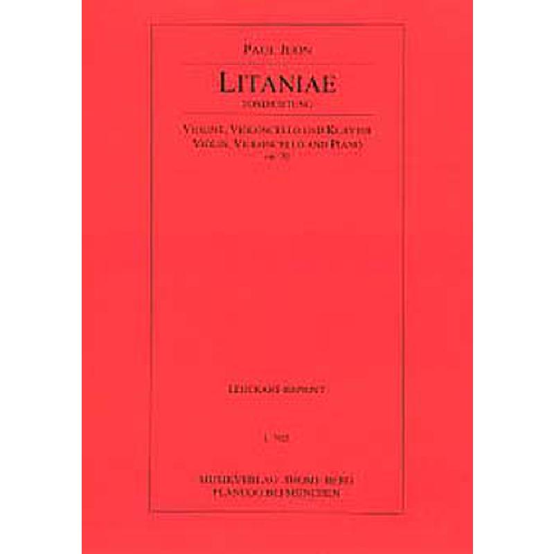 Titelbild für L 7925 - LITANIAE - TONDICHTUNG OP 70