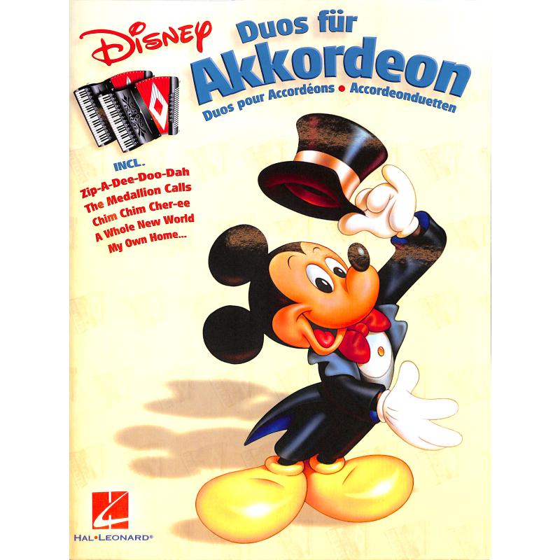 Titelbild für HASKE -DHE1435 - DISNEY DUOS FUER AKKORDEON