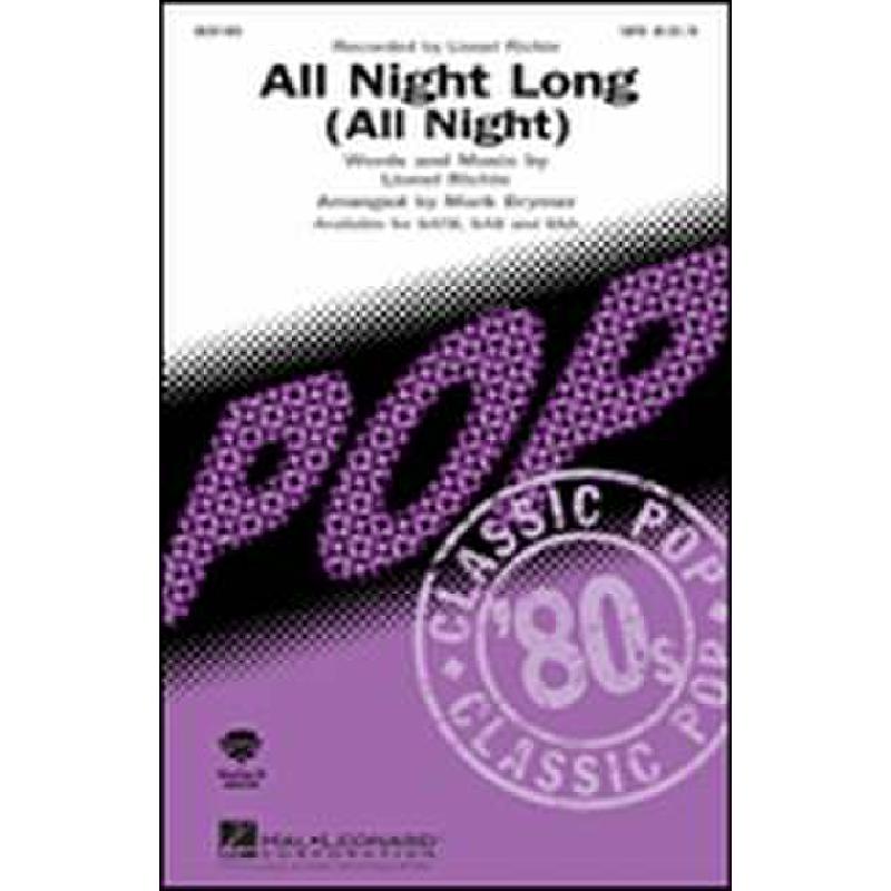 Titelbild für HL 8201836 - ALL NIGHT LONG (ALL NIGHT)