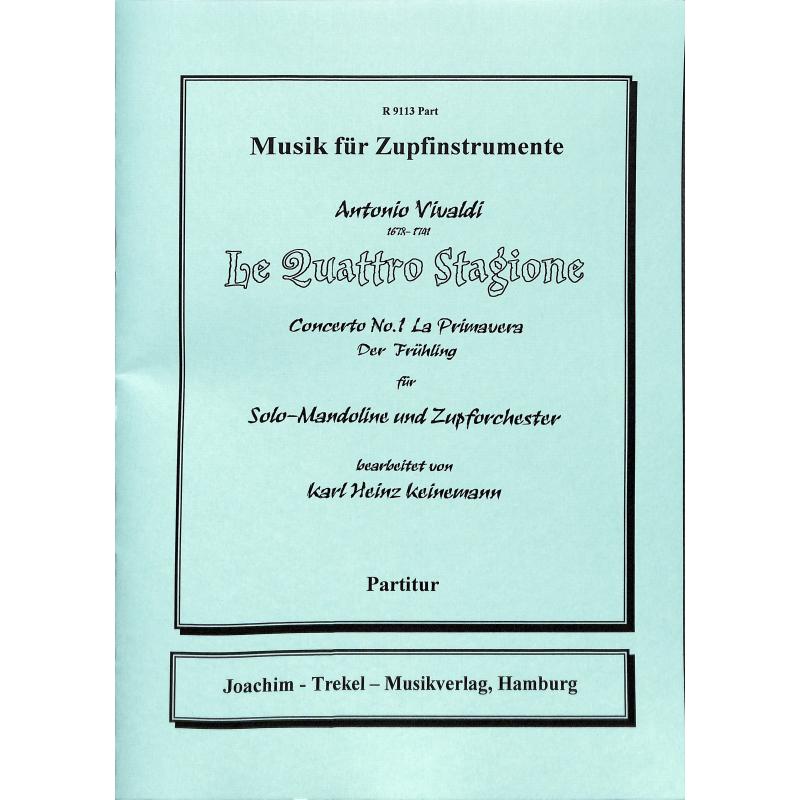 Titelbild für TREKEL -T9113-P - Concerto E-Dur op 8/1 RV 269 PV 241 F 1/22 T 76 (La primavera - der Frühling)