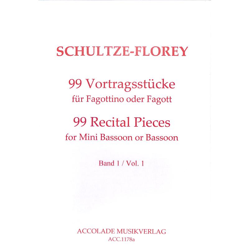 Titelbild für ACCOLADE 1178A - 99 VORTRAGSSTUECKE BD 1