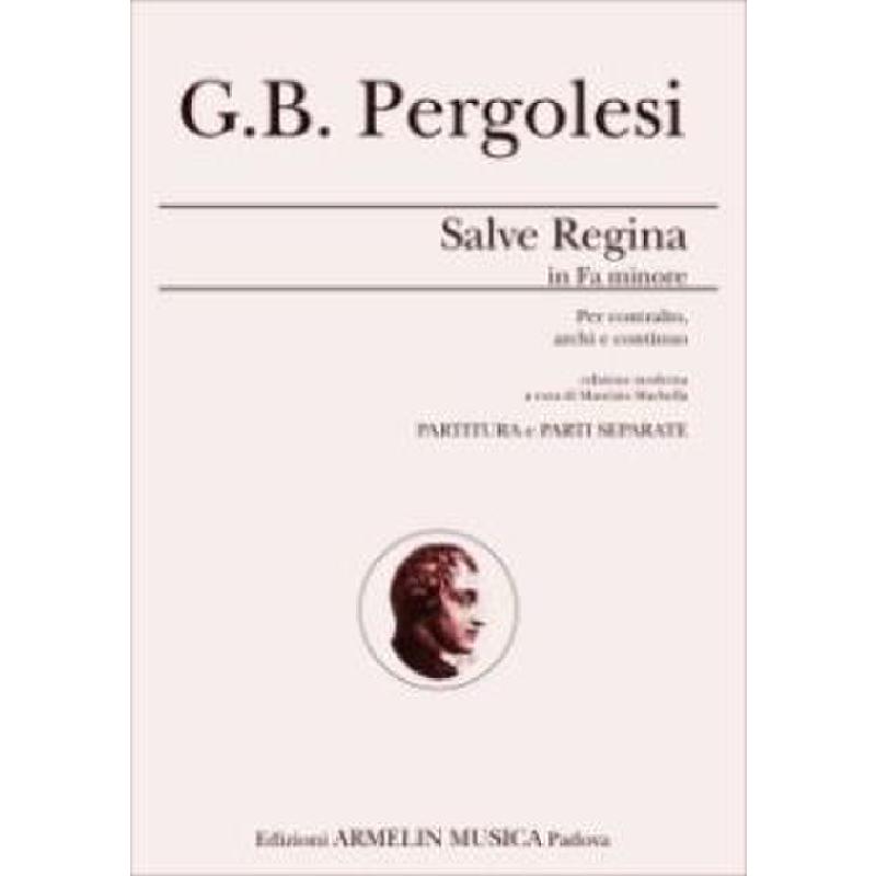 Titelbild für ARMELIN -PDM-014 - SALVE REGINA F-MOLL - CONTRALTO
