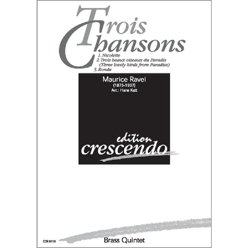 Titelbild für CRESCENDO -ECR8110 - 3 Chansons