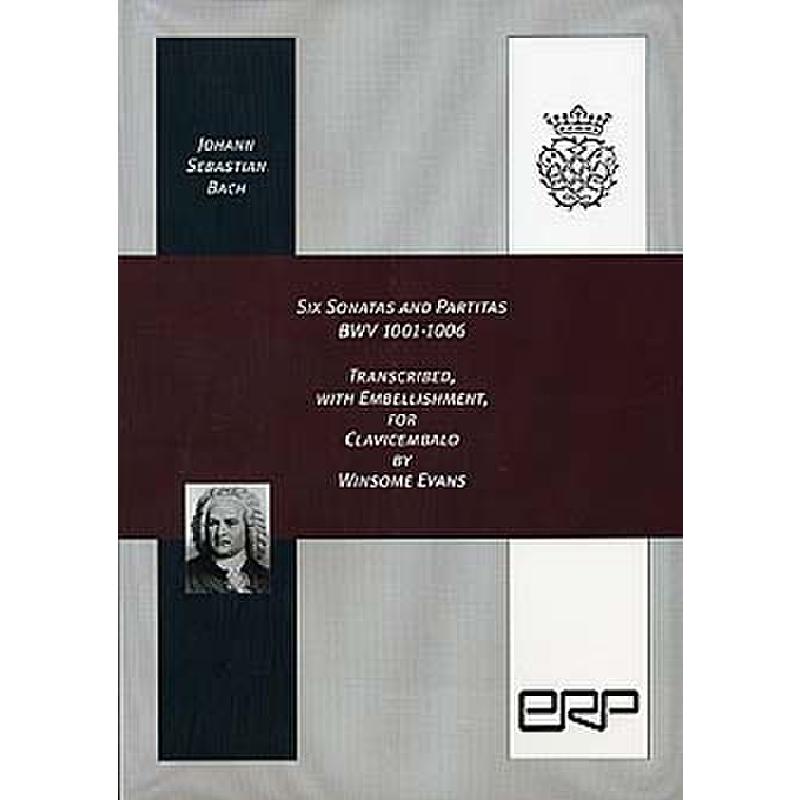 Titelbild für ERP 29-8 - 6 SONATEN + PARTITEN BWV 1001-1006