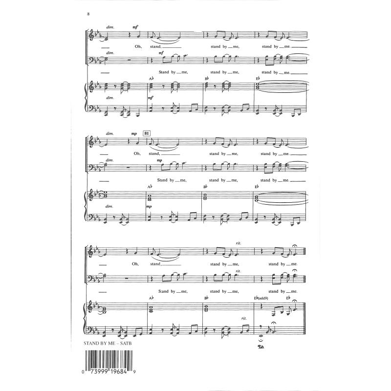 Notenbild für HL 40319684 - STAND BY ME