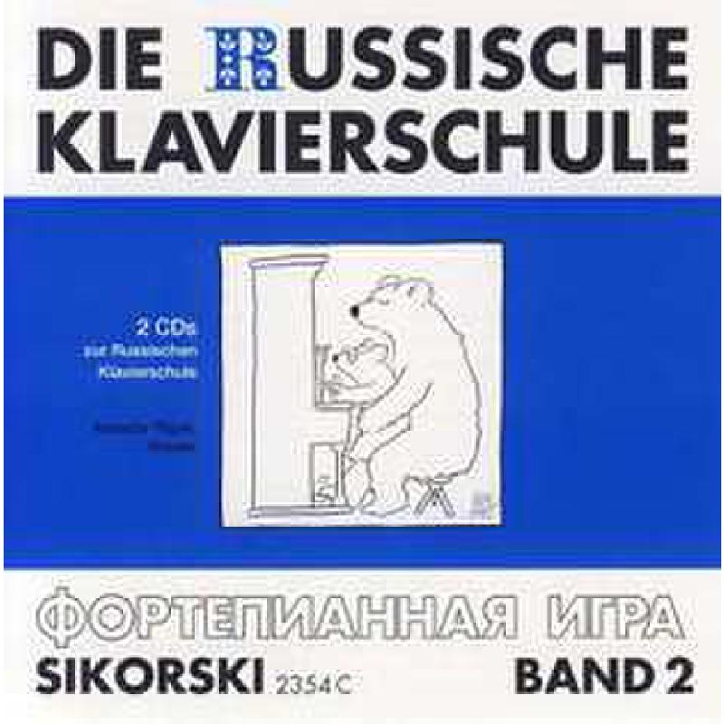 Titelbild für SIK 2354C - DIE RUSSISCHE KLAVIERSCHULE 2
