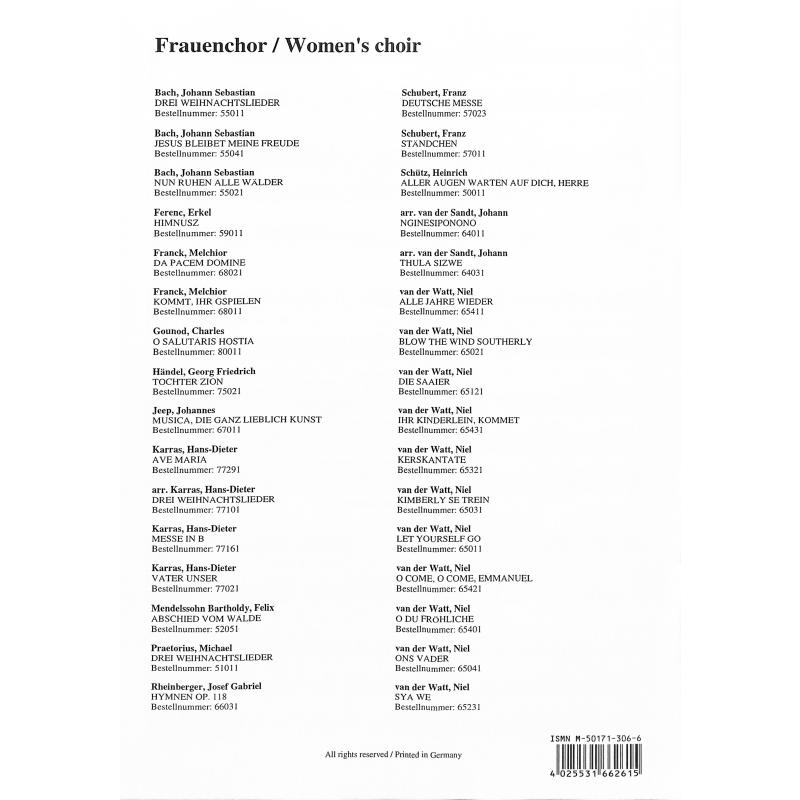 Notenbild für PROSPECT 66261 - AVE MARIS STELLA OP 118/5