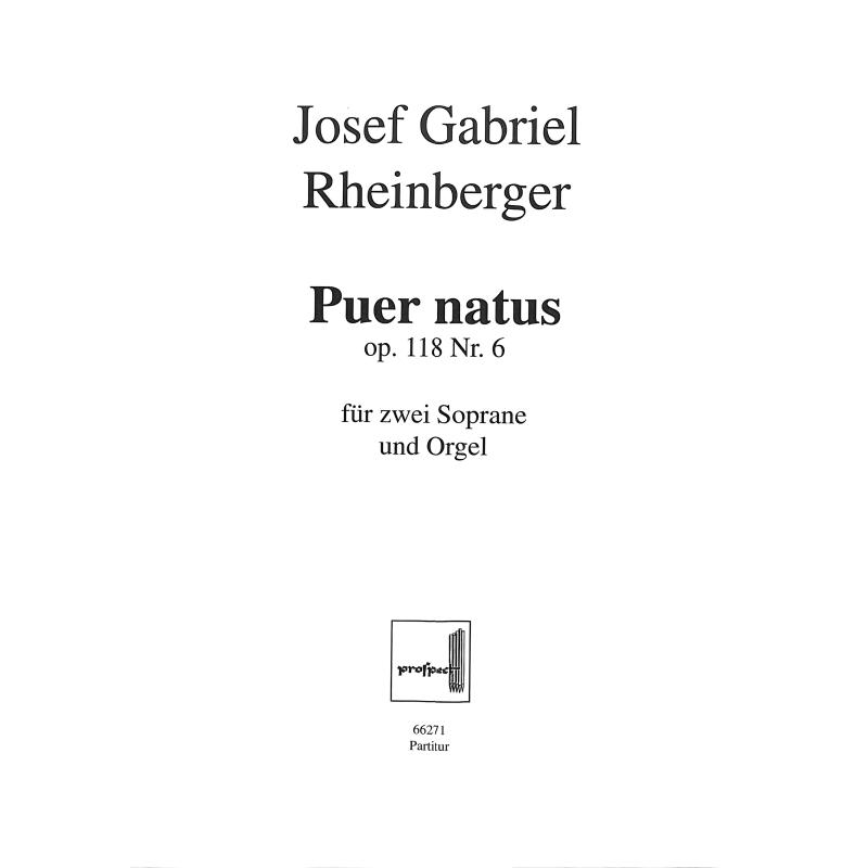 Titelbild für PROSPECT 66271 - PUER NATUS OP 118/6