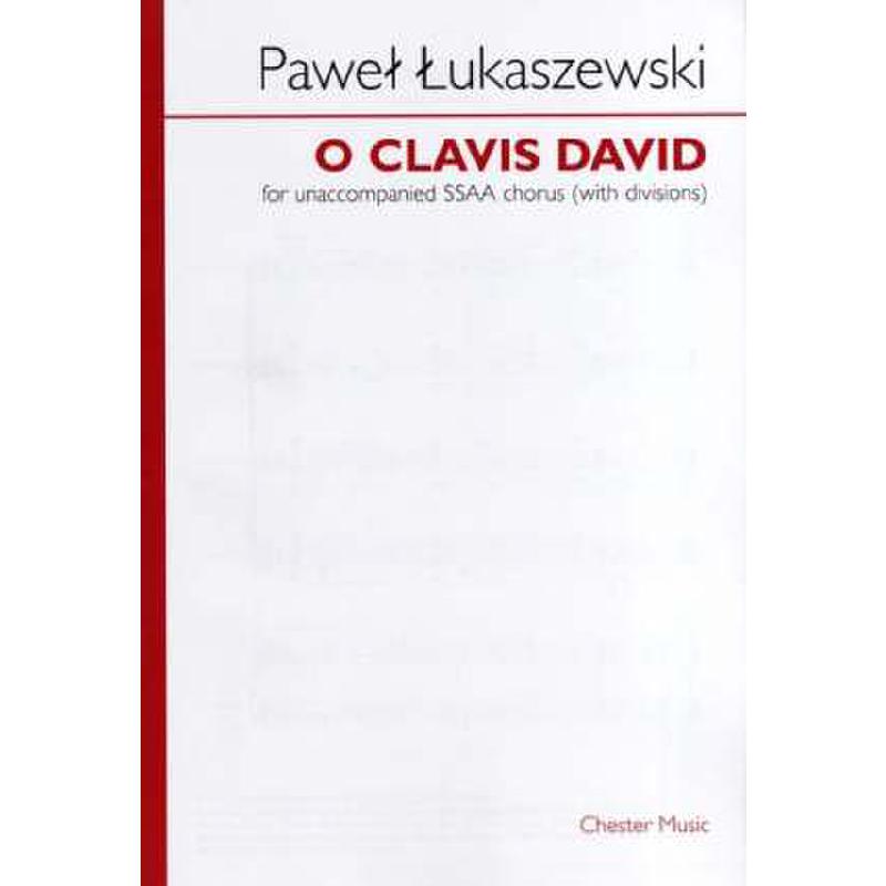 Titelbild für CH 76263 - O CLAVIS DAVID