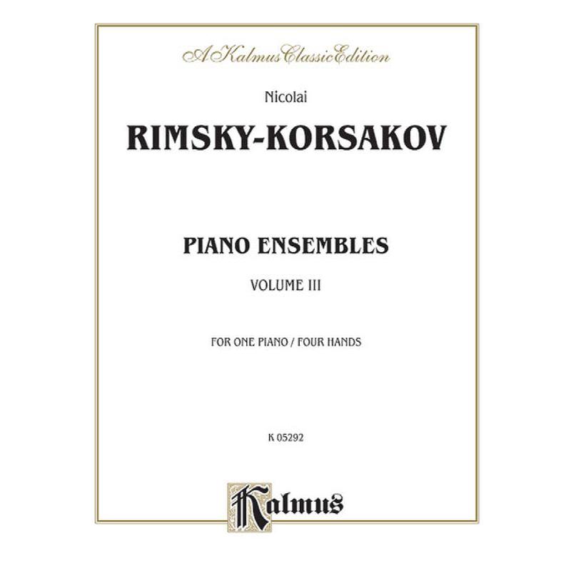 Titelbild für KALMUS 05292 - PIANO ENSEMBLES 3