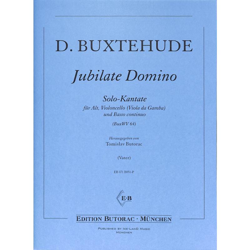Titelbild für BUTORAC -B051-G - JUBILATE DOMINO BUXWV 64