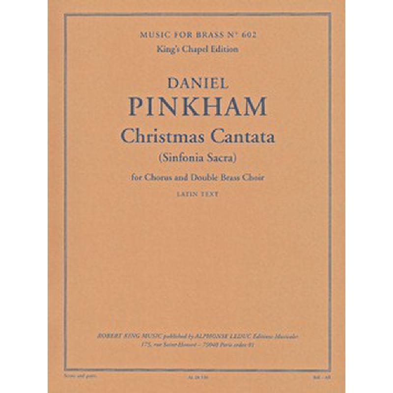 Titelbild für AL 28530 - CHRISTMAS CANTATA - SINFONIA SACRA