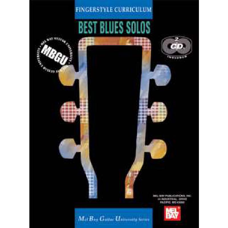 Titelbild für MB 21365BCD - BEST BLUES SOLOS - FINGERSTYLE CURRICULUM