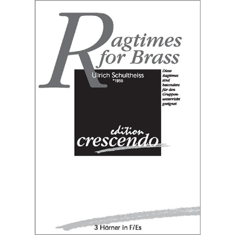 Titelbild für CRESCENDO -ECR0142 - Ragtimes for brass