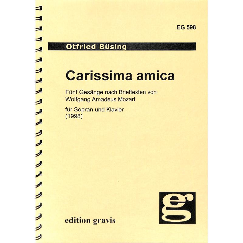 Titelbild für EG 598 - CARISSIMA AMICA (1998)